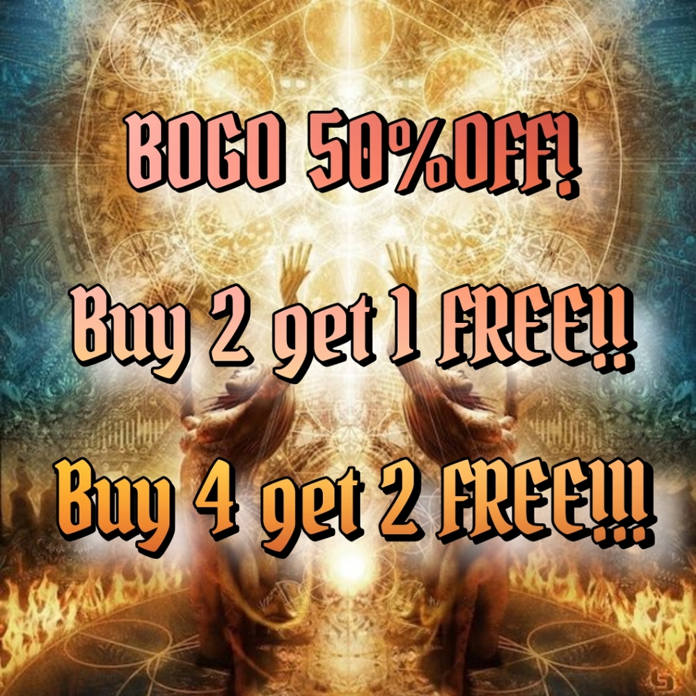 🔥BUY 2 GET 1 FREE!🔥 MIX & MATCH!🌙BUY 4 GET 2 FREE! 🧚‍♀️ BOGO 50%OFF✨️SALE!!!